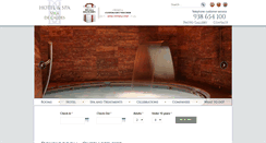 Desktop Screenshot of hotelviladecaldes.com
